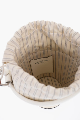 MM11 Woven Rafia Bucket Bag with Drawstring