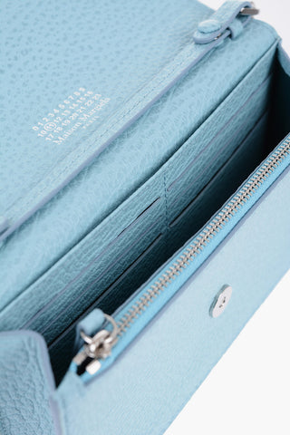 MM11 Grained Leather with Embroidered Detail