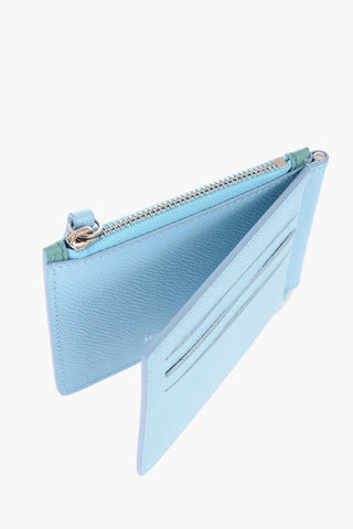 MM11 Grained Leather Wallet with Metallic Clip
