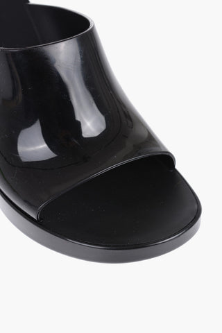 Solid Color GLEAM Sandals with Block Heel 10cm