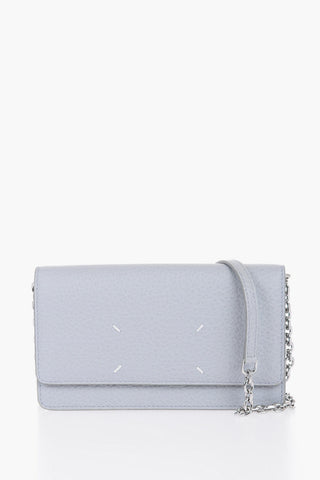 MM11 Grained Leather with Embroidered Detail
