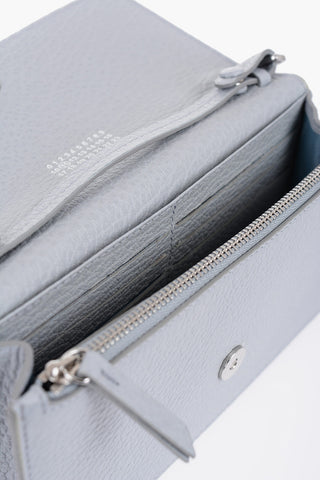 MM11 Grained Leather with Embroidered Detail