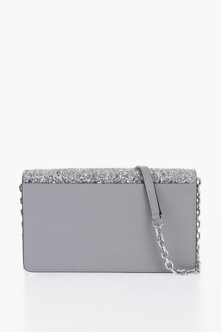 MM11 Saffiano Leather Bag with Sequined Detailing