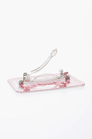 MM6 Clip per Capelli con Desing Carta 5 di Quadri