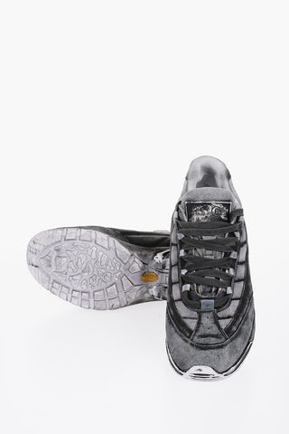 MM6 Distressed Effect CASTLEROCK Low-Top Sneakers