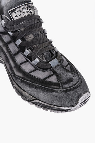 MM6 Distressed Effect CASTLEROCK Low-Top Sneakers