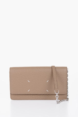 MM11 Grained Leather with Embroidered Detail