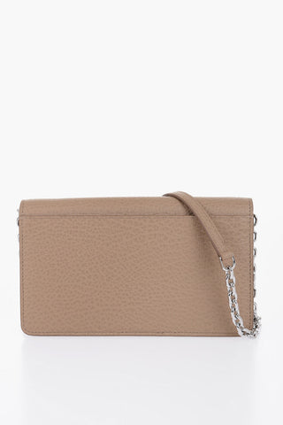 MM11 Grained Leather with Embroidered Detail