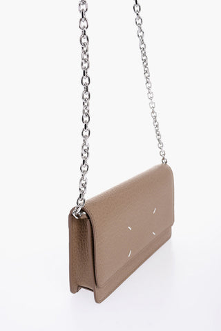 MM11 Grained Leather with Embroidered Detail