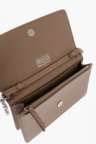 MM11 Grained Leather with Embroidered Detail