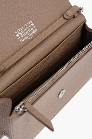 MM11 Grained Leather with Embroidered Detail