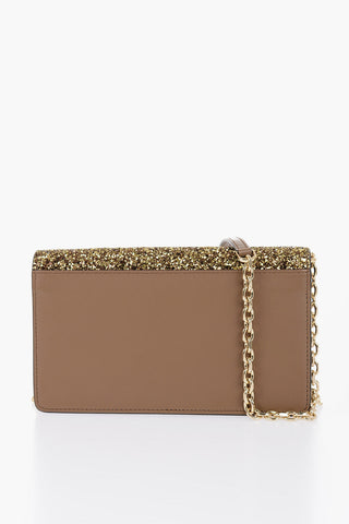 Sequined Detailed Bag with Removable Shoulder Straps