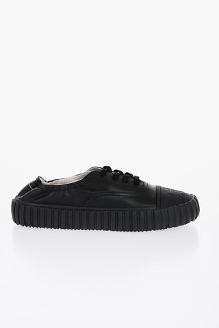 MM6 Leather CITY Low-Top Sneakers