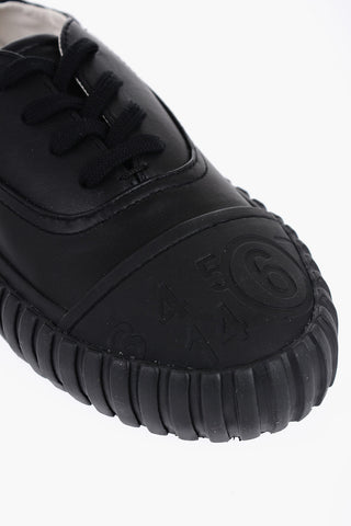 MM6 Leather CITY Low-Top Sneakers