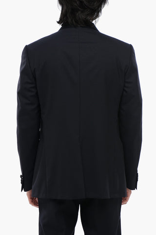 CC COLLECTION Two-Button Wool Jacket ACADEMY CERIMO with Shawl Collar