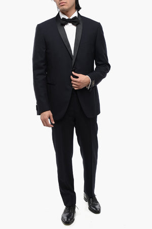 CC COLLECTION Two-Button Wool Jacket ACADEMY CERIMO with Shawl Collar