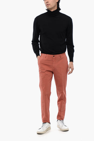 Pantaloni Cotone con Passanti