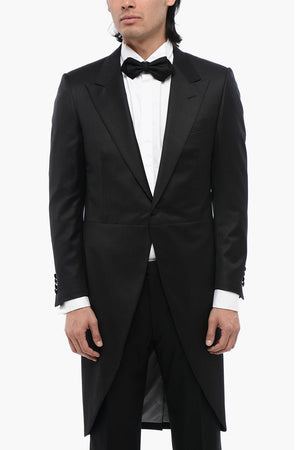 Giacca Tight MANTUA in Lana Vergine con Revers a Lancia