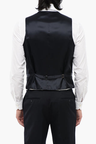 CC COLLECTION Virgin Wool Waistcoat with Martingale