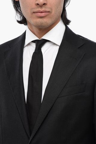 CC COLLECTION Slim-Fit Halbgefütterter Blazer aus Schurwolle