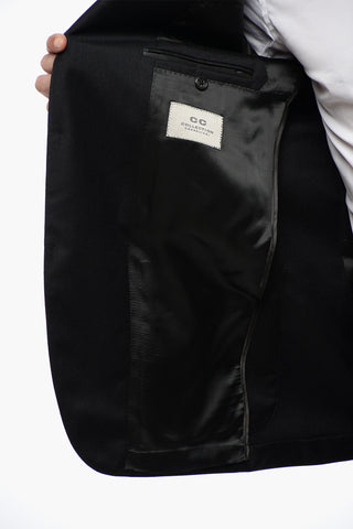 CC COLLECTION Slim-Fit Halbgefütterter Blazer aus Schurwolle