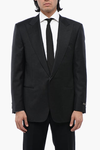 Single-breasted MANTUA Blazer with Peak Lapel