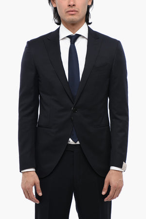 Giacca a 1 Bottone Uno Spacco Revers a Lancia