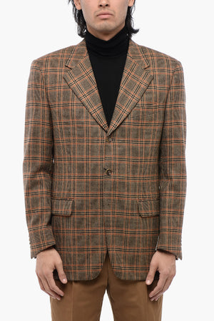 CC COLLECTION Blazer aus Schurwolle mit District-Check-Muster