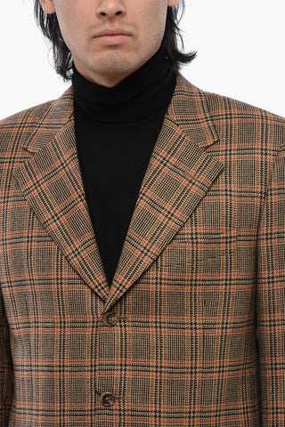 CC COLLECTION Blazer aus Schurwolle mit District-Check-Muster