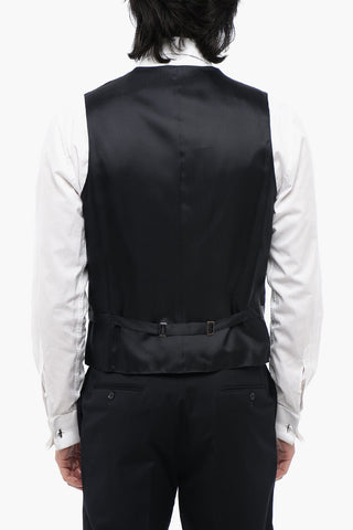 CC COLLECTION Gilet REWARD CERIMONIA a Doppiopetto in Lana Vergine