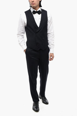 CC COLLECTION Gilet REWARD CERIMONIA a Doppiopetto in Lana Vergine