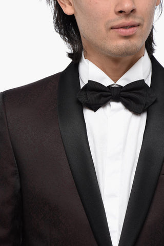 Satin Suit with Damasco Motif
