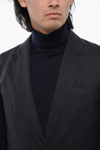ID Herringbone Wool Unlined Blazer