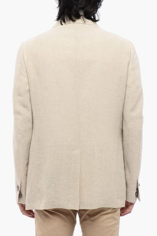 ID Blazer Multitasca in Lino con Chest Piece Removibile