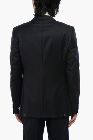 TREND 2 Button Virgin Wool Blazer with Flap Pockets