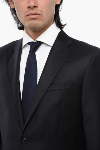 TREND 2 Button Virgin Wool Blazer with Flap Pockets
