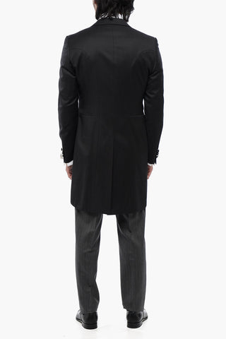 CC COLLECTION Virgin Wool Center Vent Peak Lapel CEREM.RESET Ceremony Groom