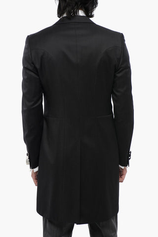 CC COLLECTION Virgin Wool Center Vent Peak Lapel CEREM.RESET Ceremony Groom