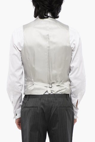 CC COLLECTION Virgin Wool Center Vent Peak Lapel CEREM.RESET Ceremony Groom