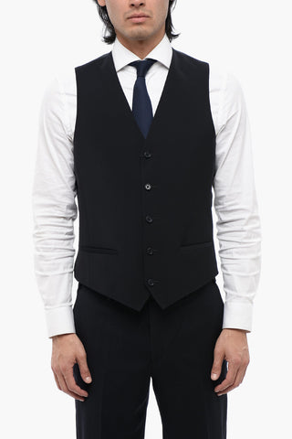 CC COLLECTION Virgin Wool RESET Waistcoat with Martingale
