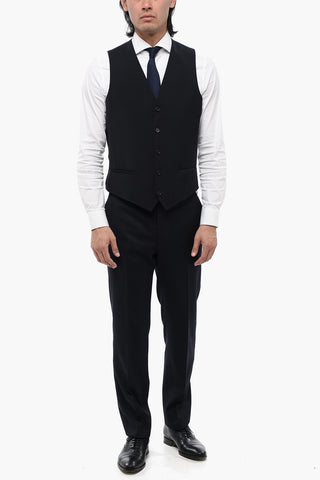 CC COLLECTION Virgin Wool RESET Waistcoat with Martingale