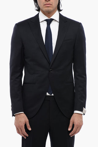 Giacca a 1 Bottone Uno Spacco Revers a Lancia