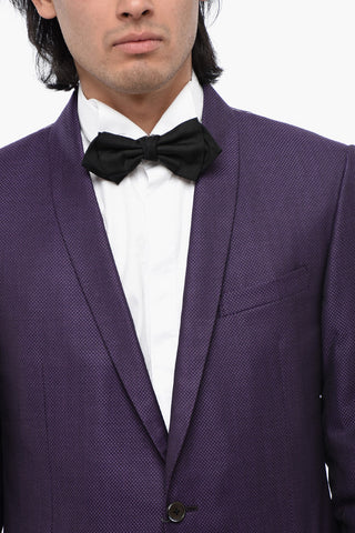 Silk Blend CERIMONIA ACADEMY 3-Piece Suit with Shawl Lapel