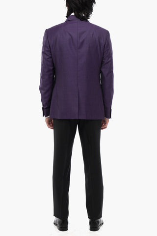 Silk Blend CERIMONIA ACADEMY 3-Piece Suit with Shawl Lapel