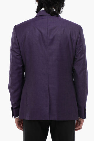 Silk Blend CERIMONIA ACADEMY 3-Piece Suit with Shawl Lapel
