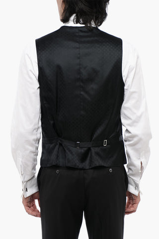 Silk Blend CERIMONIA ACADEMY 3-Piece Suit with Shawl Lapel