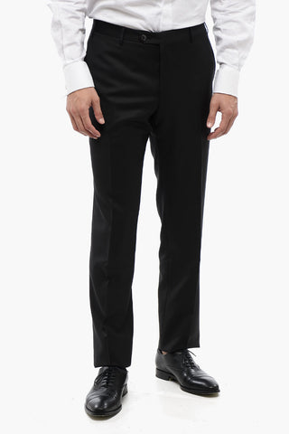 Silk Blend CERIMONIA ACADEMY 3-Piece Suit with Shawl Lapel
