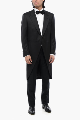 Virgin Wool Peak Lapel MANTUA Ceremony Groom Blazer