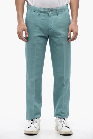 Pantaloni in Cotone con Passanti