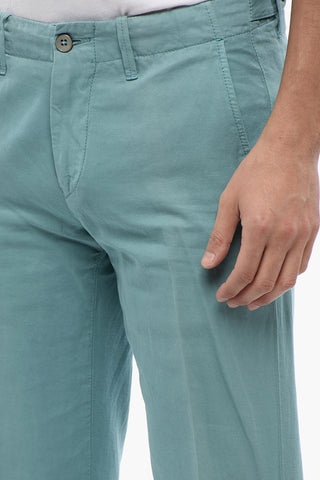 Baumwollhose mit Knopfdetail